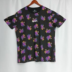 NASA Black Graphic Men's Tee